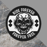 Screaming Skull Embroidered Patch